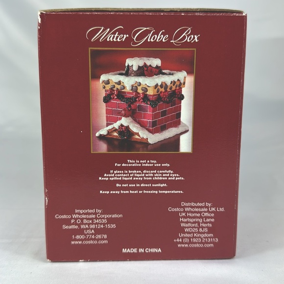 Vintage Kirkland Christmas Water Globe Box - Santa Clause - Picture 8 of 8